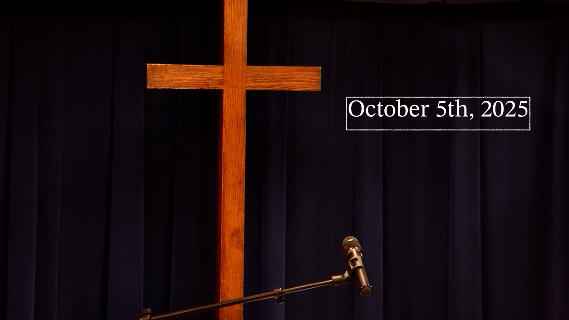 Church Worship Service on October 5th, 2025