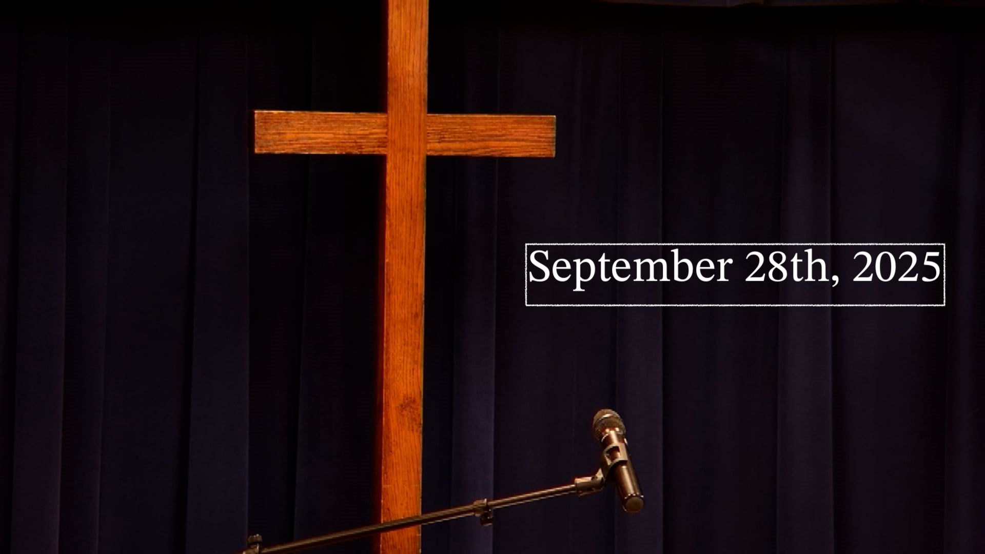 Church Worship Service on September 28, 2025