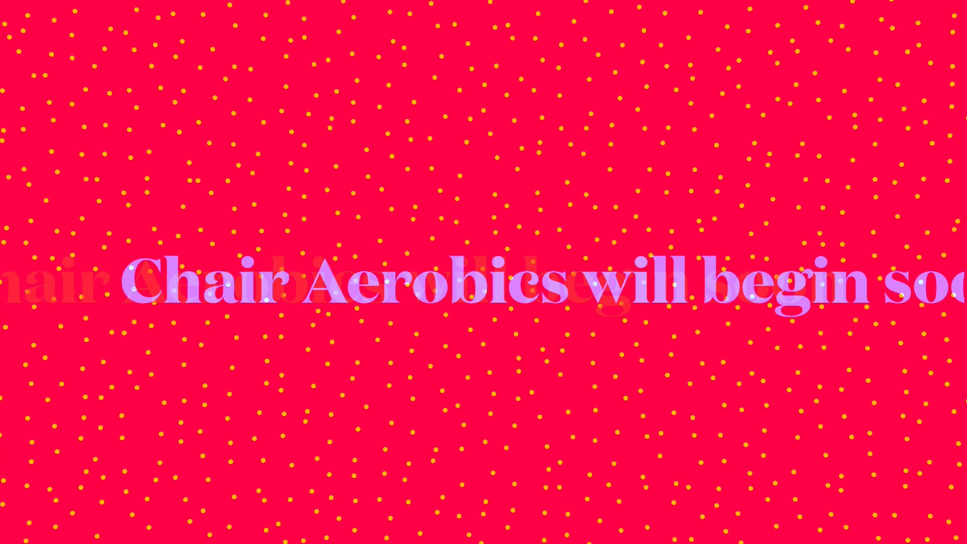 Chair Aerobics Circuit- Video H- 25 mins 