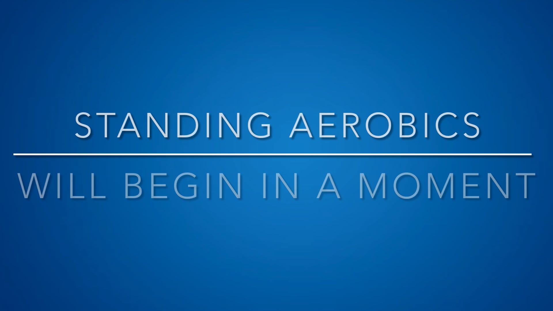 Standing Aerobics- Video K- 25 mins 