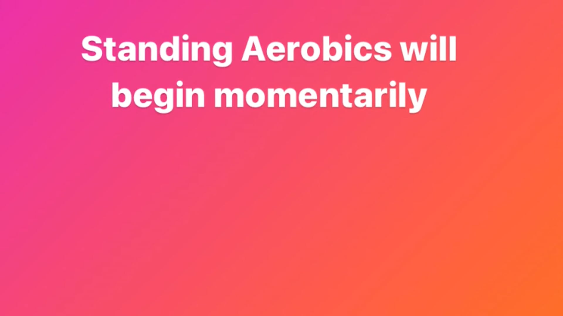 Standing Aerobics Circuit- Video G- 23 mins