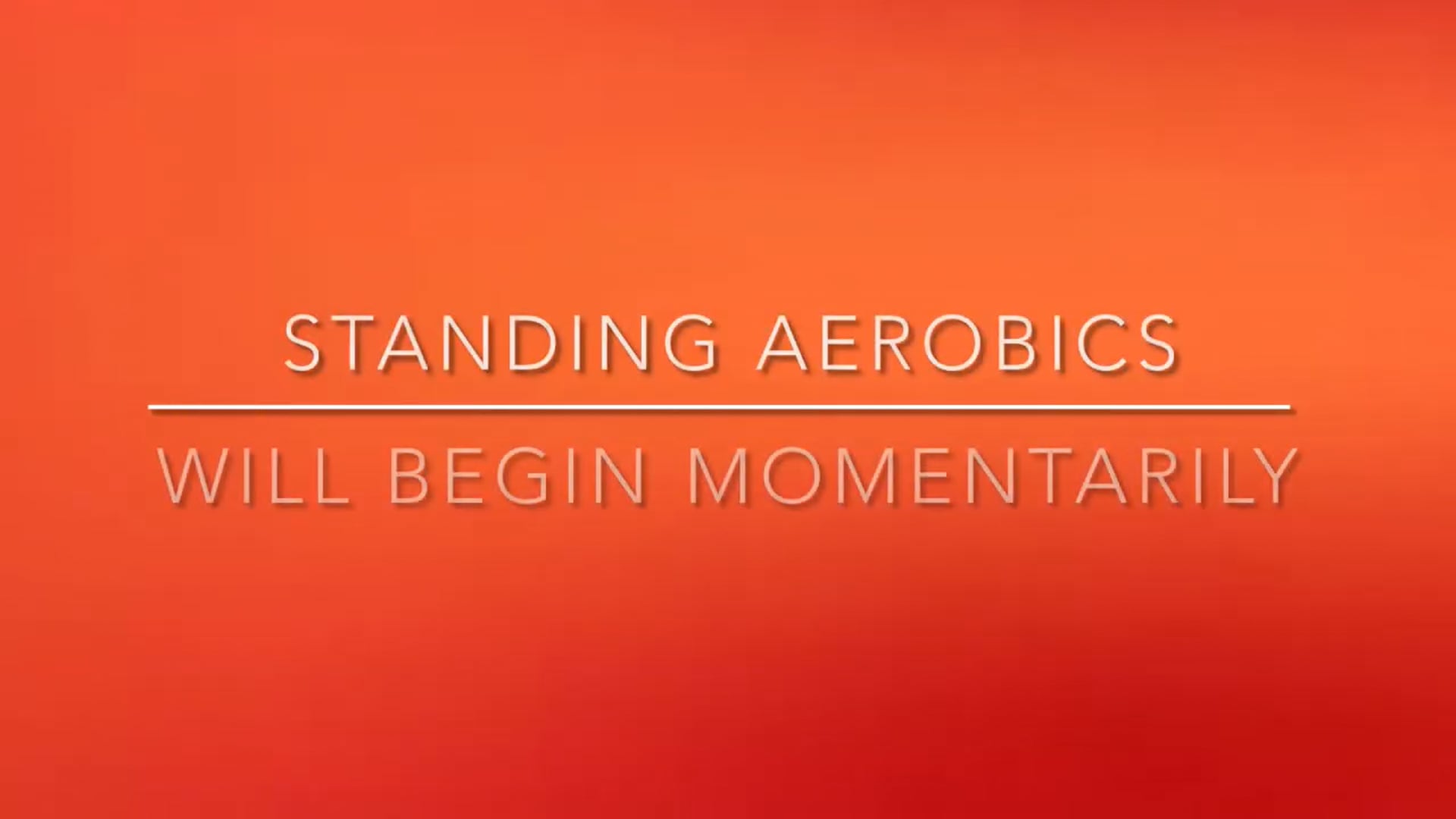 Standing Aerobics Circuit- Video E- 25 mins 