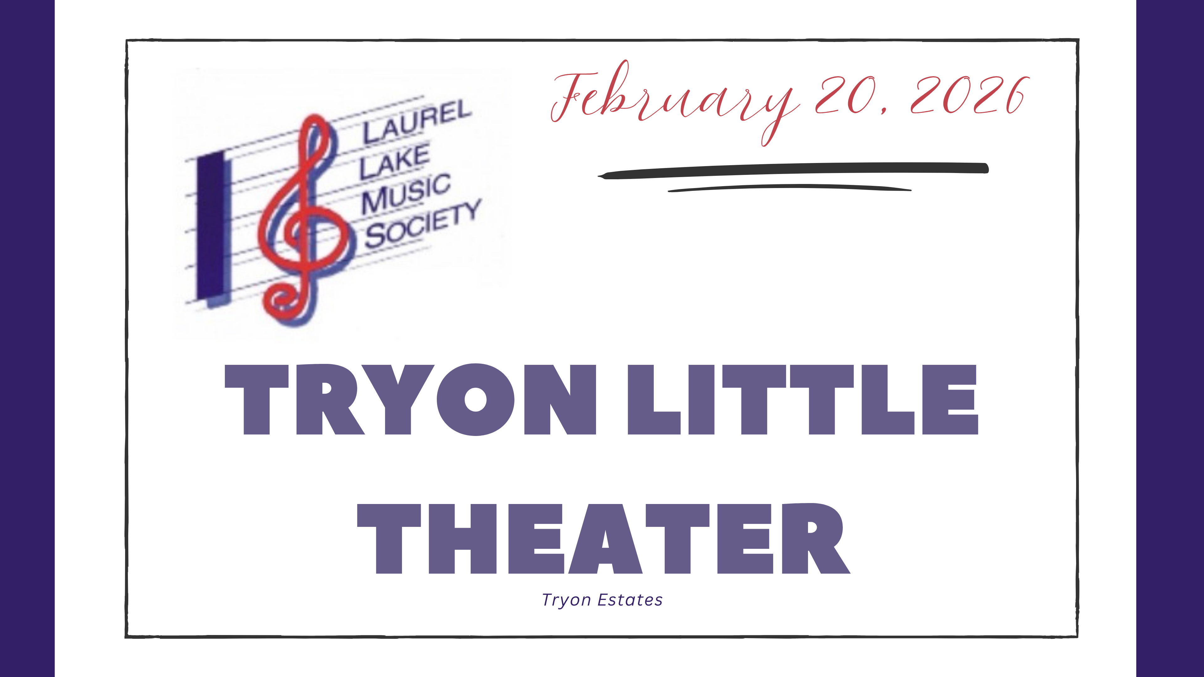 LLMS Tryon Little Theater 2/20/26