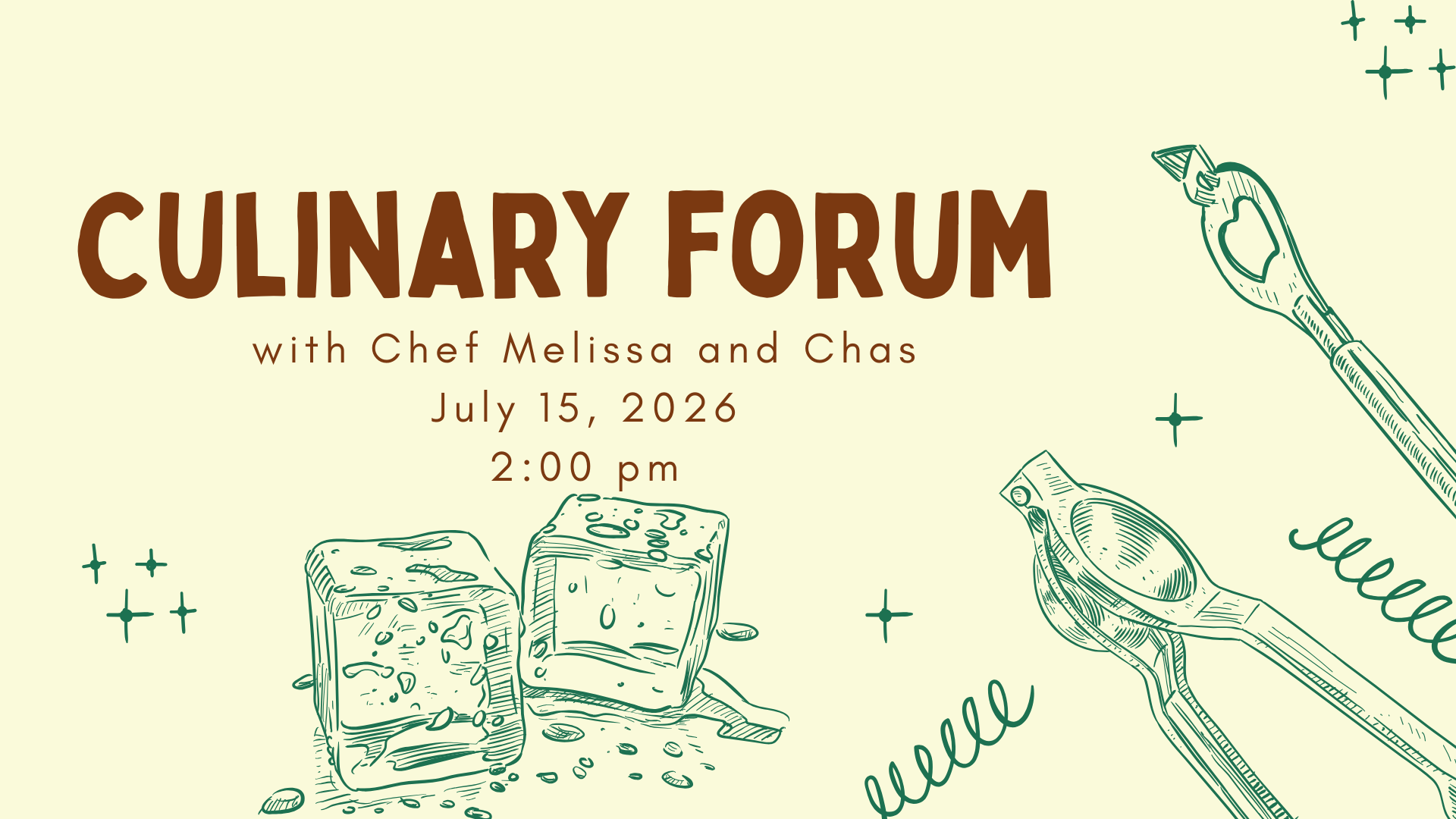 Culinary Forum July 2026