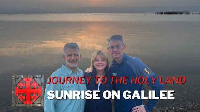 Sunrise on Galilee
