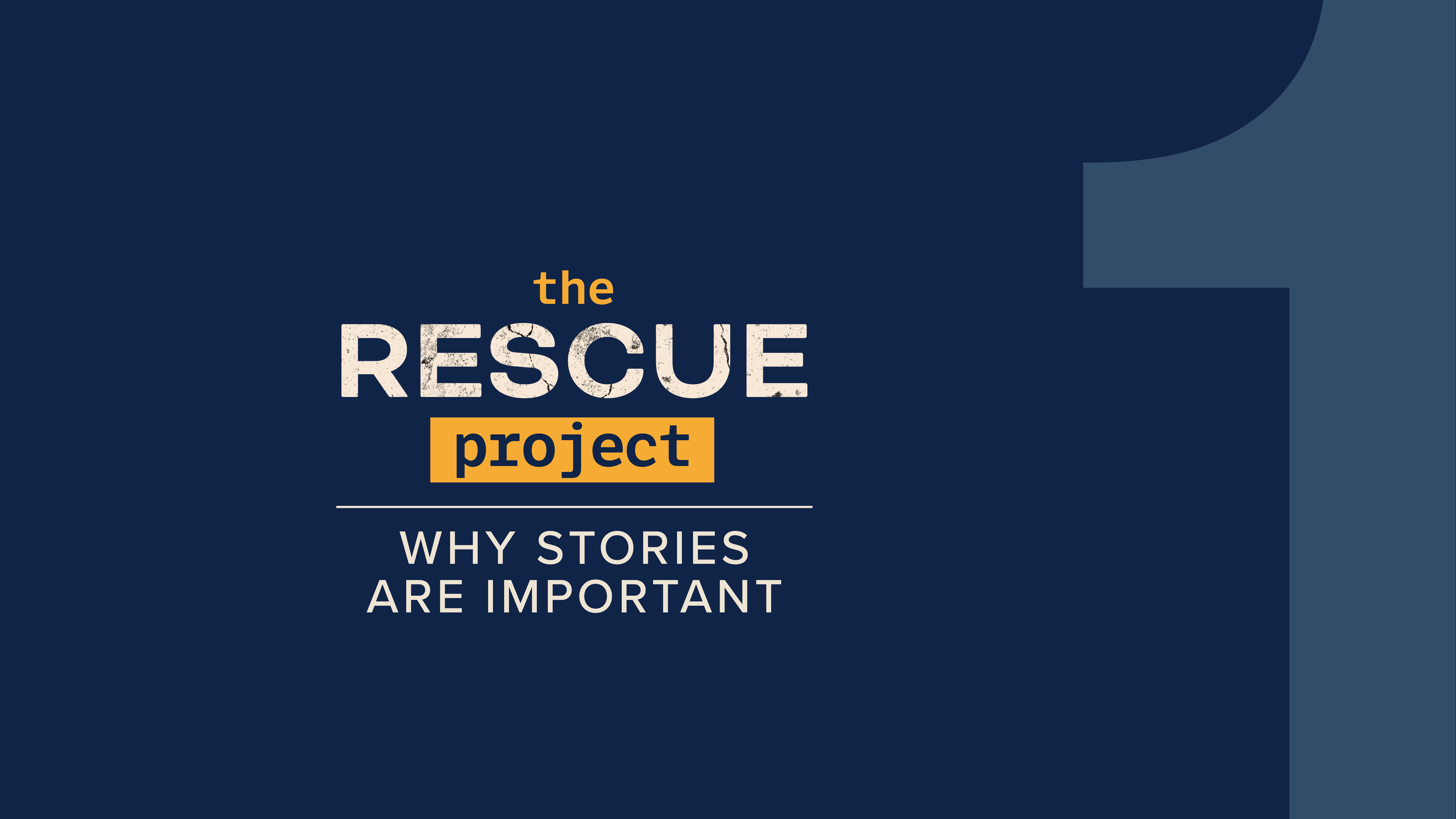 Ch 1 -  Why stories are important