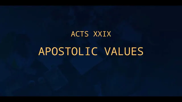 Our Apostolic Values