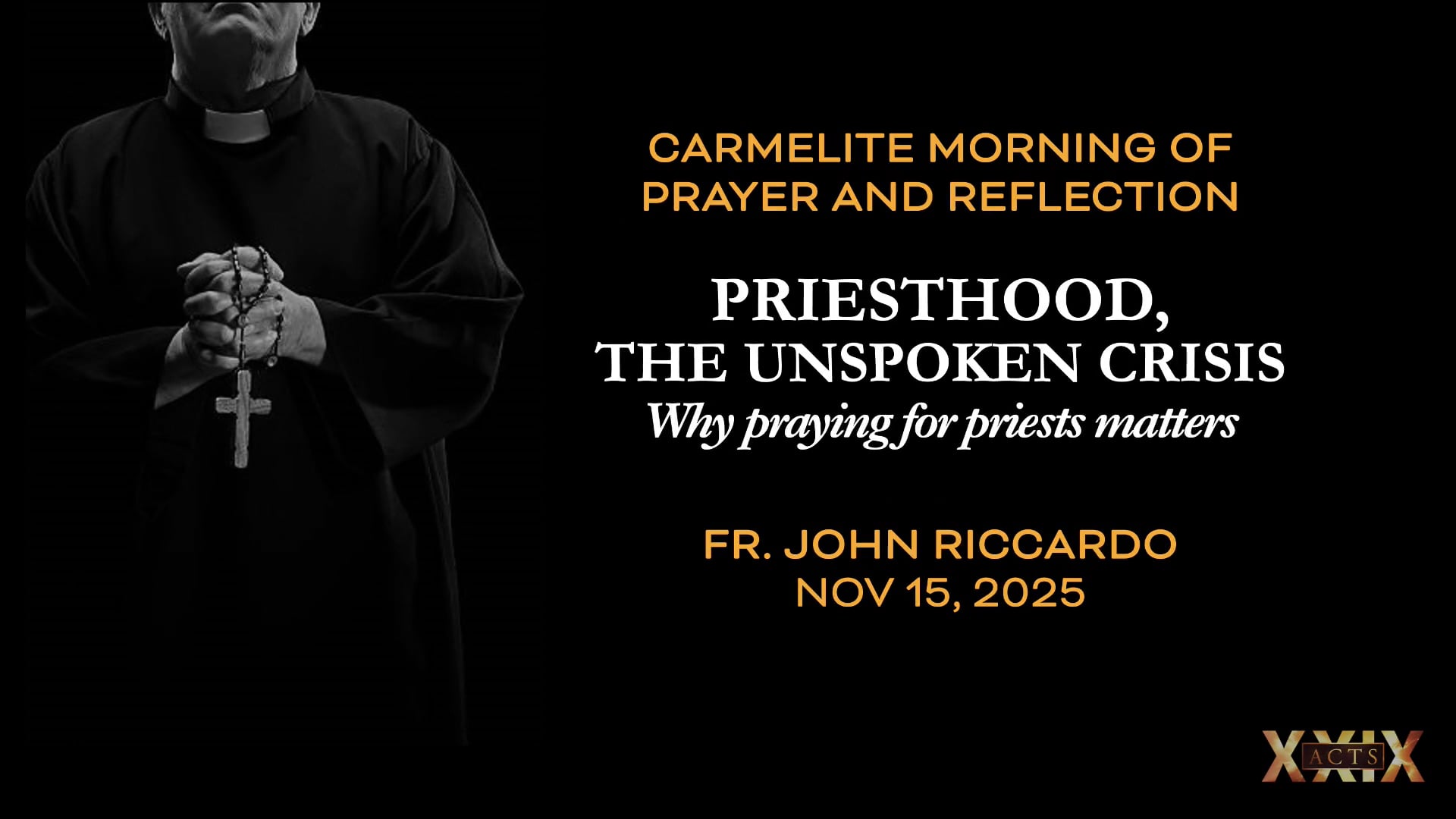 Priesthood: The Unspoken Crisis
