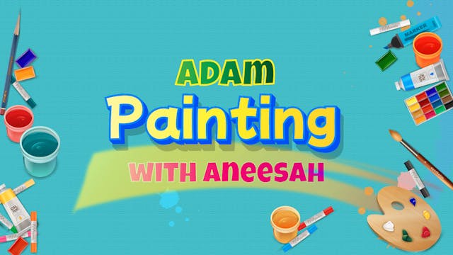 Painting with Adam and Aneesah