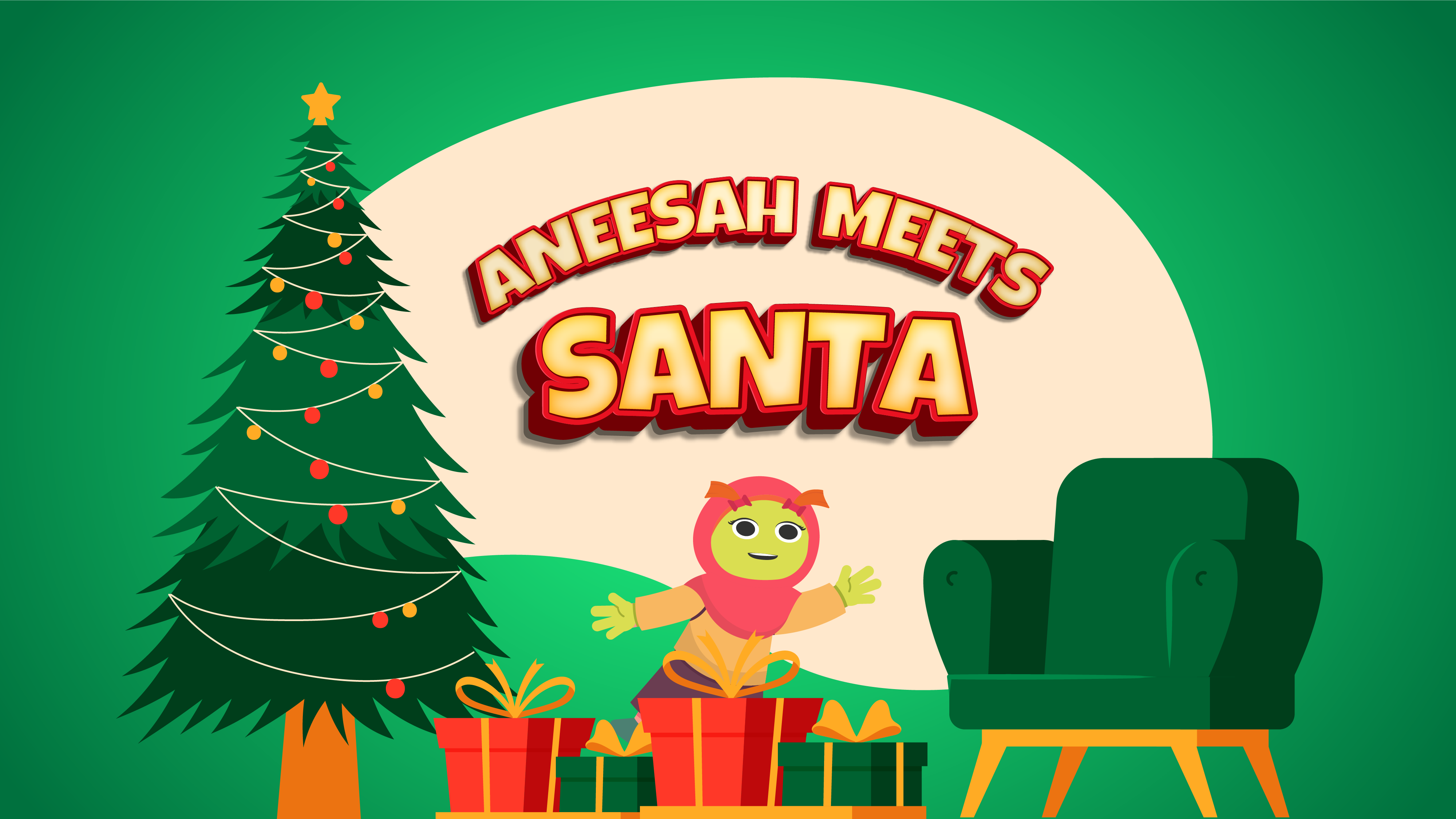 Aneesah Meets Santa