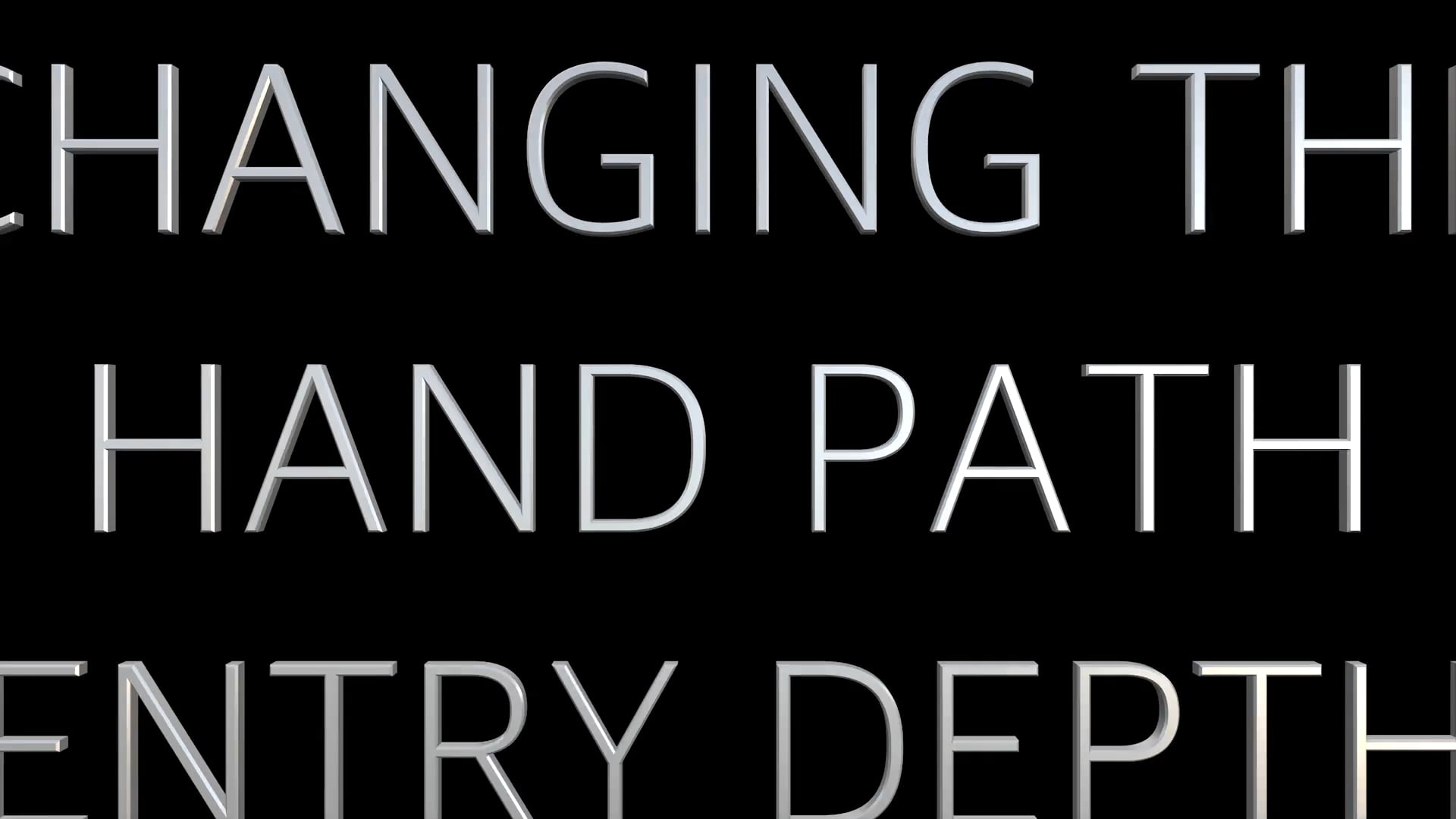 Training:Changing Hand Path