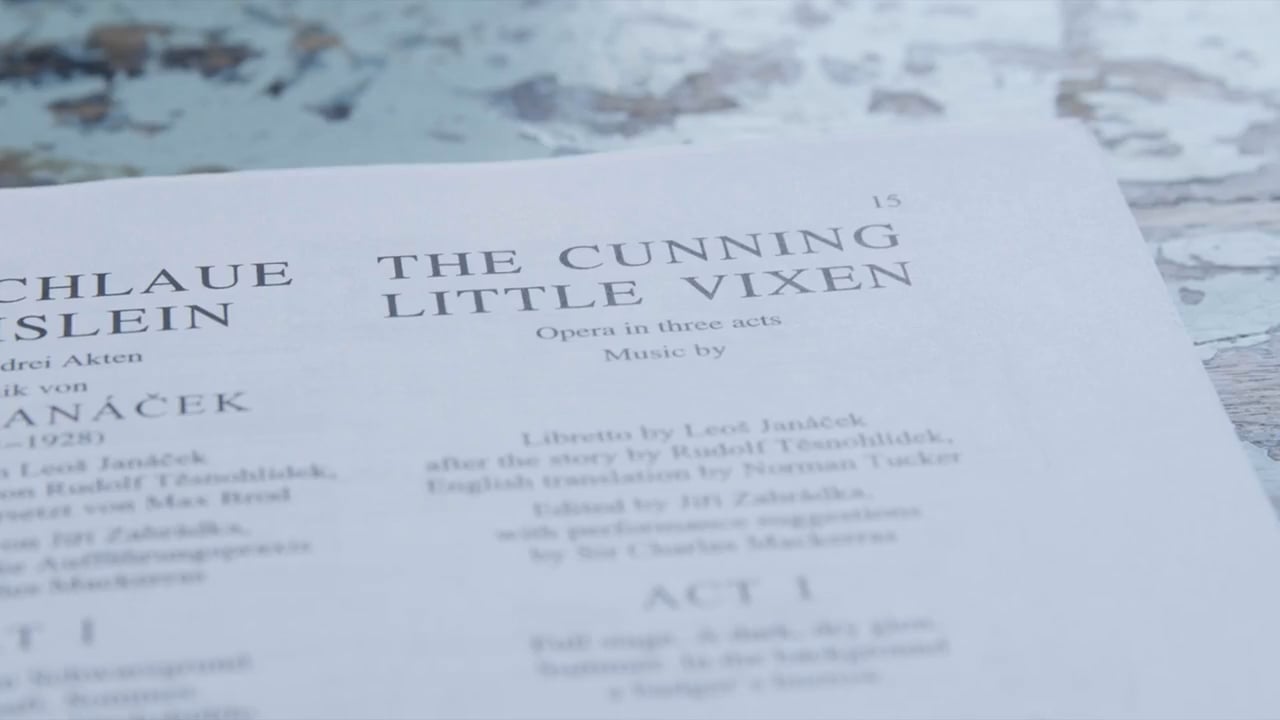 The Making of The Cunning Little Vixen-Production Diary #1