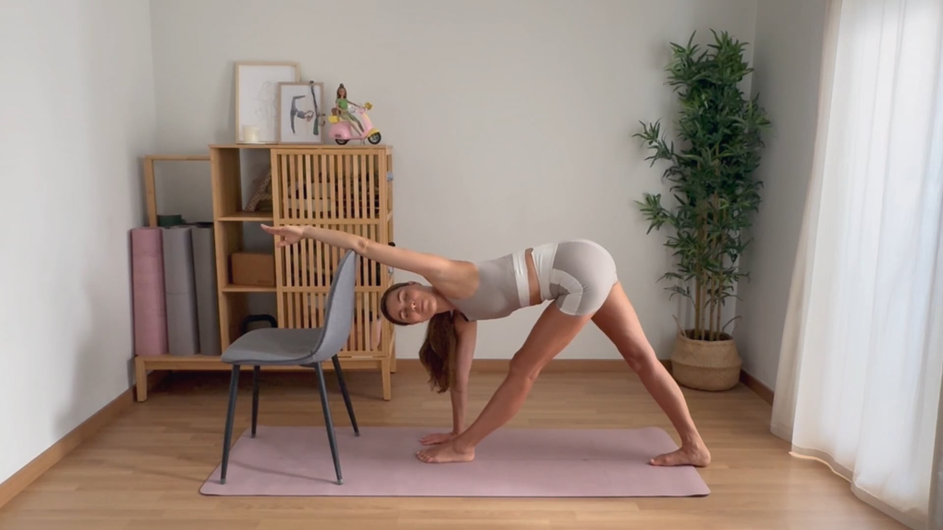 Micro rutina Pilates barre (movilidad y core). 29-7-24