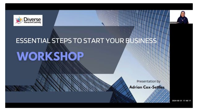 Essential Steps to Start Your Business Workshop 