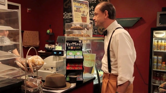 Director 'Forrest Woods' Buys Coffee