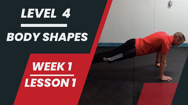 Level 4 - Week 1 - Lesson 1 - Body Shapes