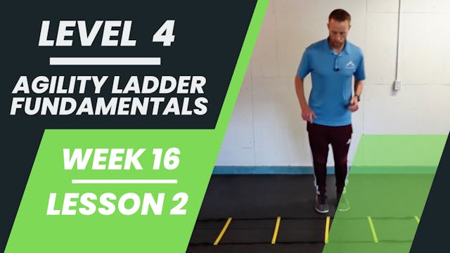 Level 4 - Week 16 - Lesson 2 - Agility Ladder Fundamentals