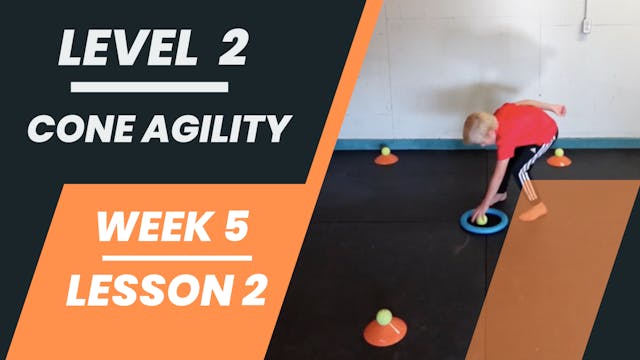 Level 2 - Week 5 - Lesson 2 - Cone Agility