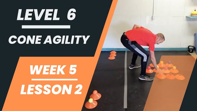 Level 6 - Week 5 - Lesson 2 - Cone Agility