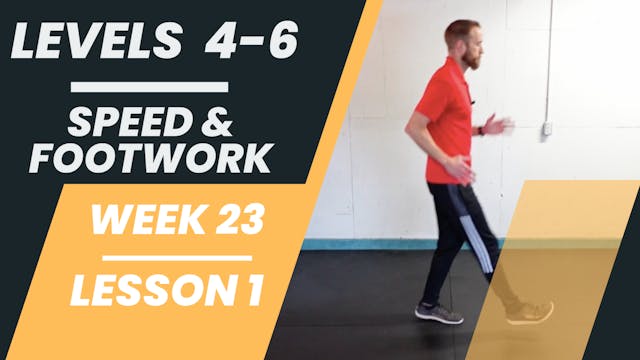 Levels 4-6 - Week 23 - Lesson 1 - Speed & Footwork