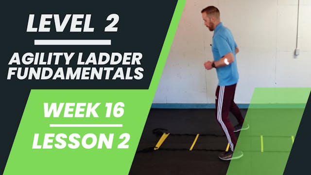 Level 2 - Week 16 - Lesson 2 - Agility Ladder Fundamentals