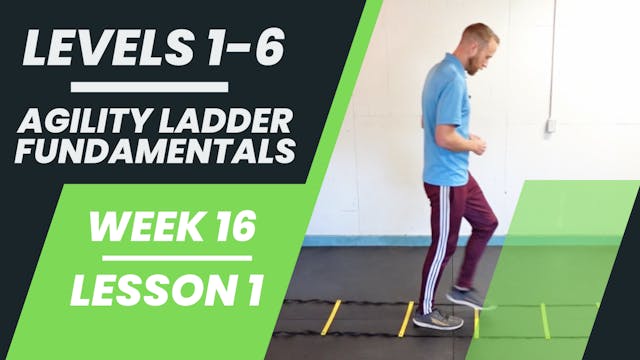 Levels 1-6 - Week 16 - Lesson 1 - Agility Ladder Fundamentals