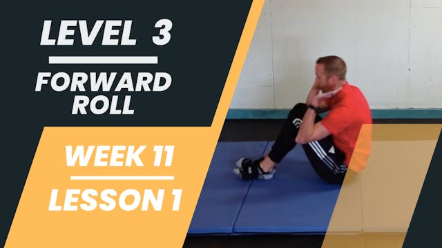 Level 3 - Week 11 - Lesson 1 - Forward Roll