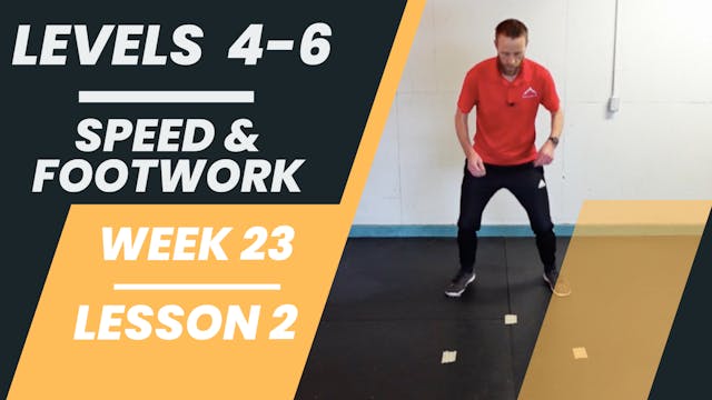 Levels 4-6 - Week 23 - Lesson 2 - Speed & Footwork