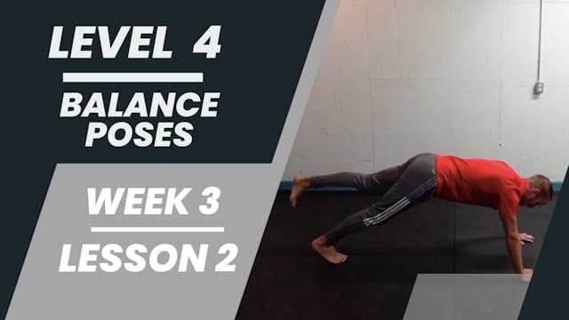 Level 4 - Week 3 - Lesson 2 - Balance Poses