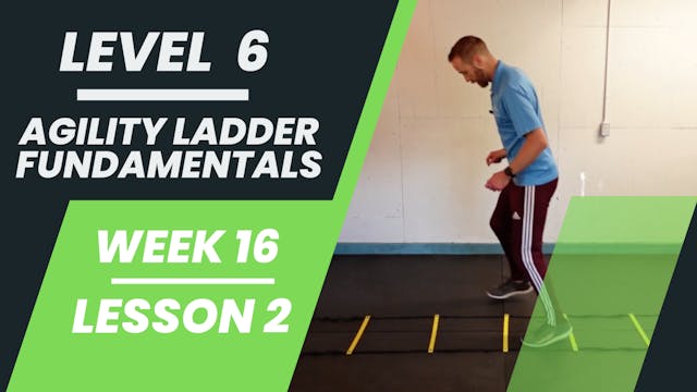 Level 6 - Week 16 - Lesson 2 - Agility Ladder Fundamentals