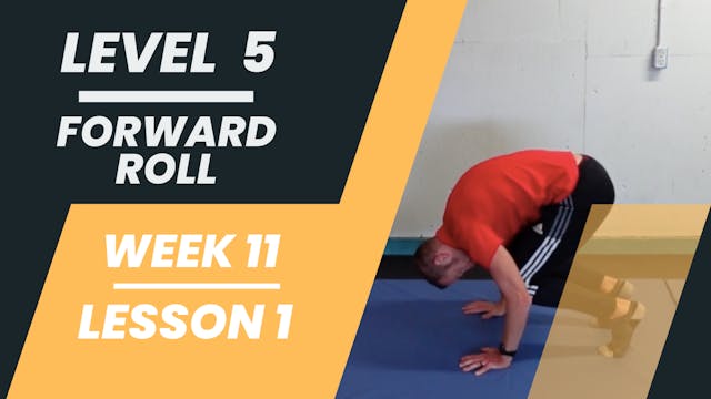 Level 5 - Week 11 - Lesson 1 - Forward Roll