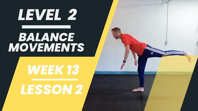 Level 2 - Week 13 - Lesson 2 - Balance Movements