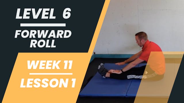 Level 6 - Week 11 - Lesson 1 - Forward Roll