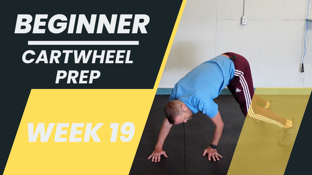 Beginner - Week 19 - Cartwheel Prep