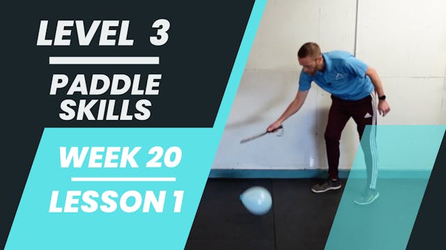 Level 3 - Week 20 - Lesson 1 - Paddle Skills