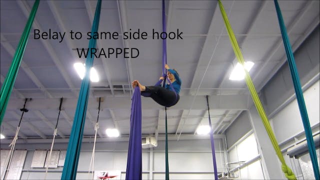 belay to useful positions narrated