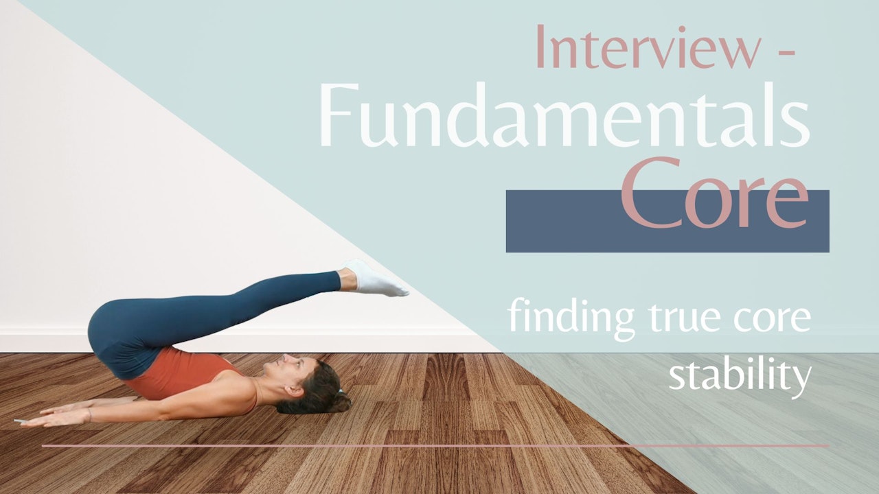 True Core Stability Interview at the IBB Symposium