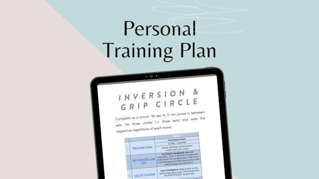 Personal Training Plan Promo
