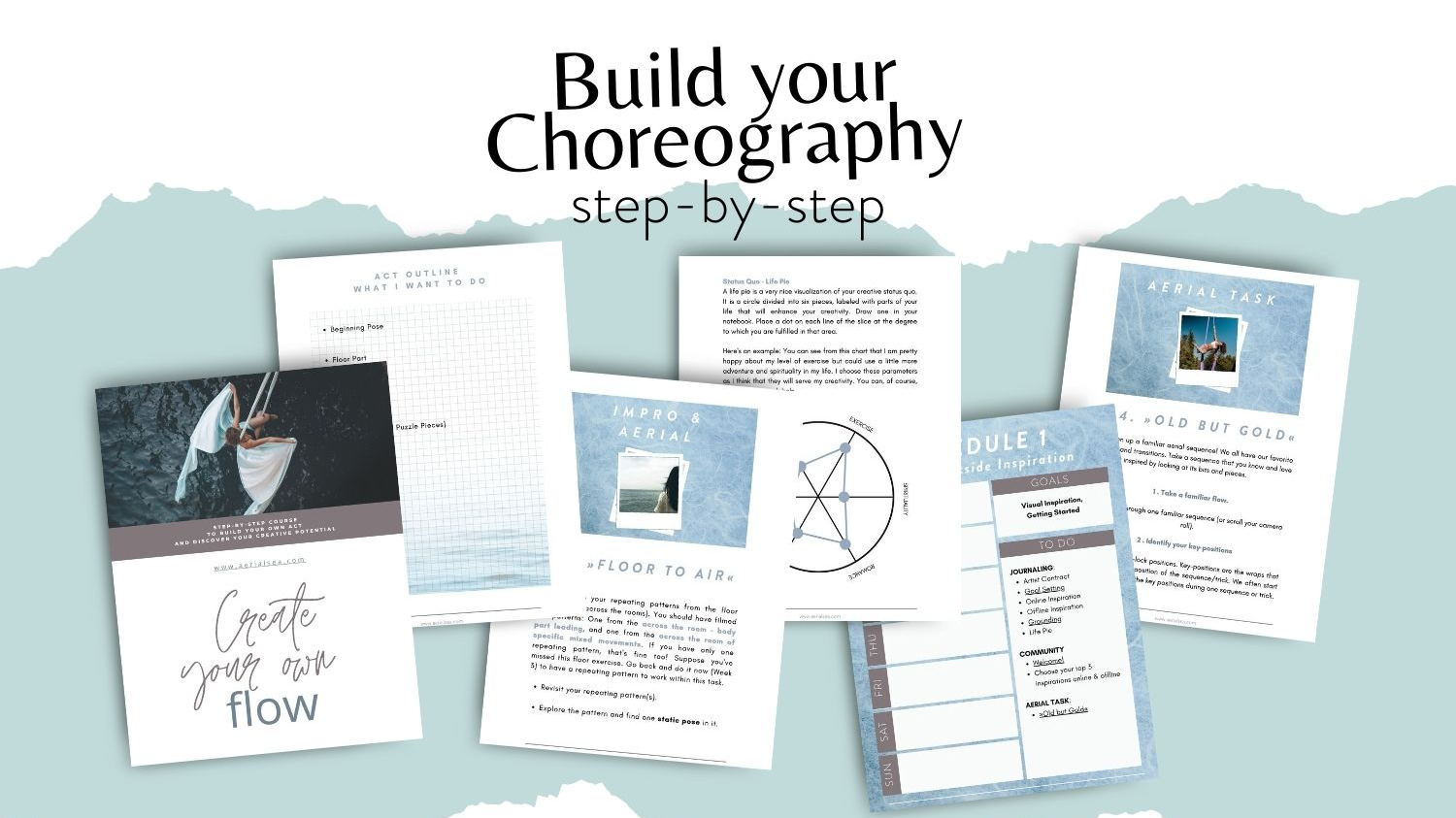  eBook: Create Your Flow - The step-by-step guide to creating your aerial act