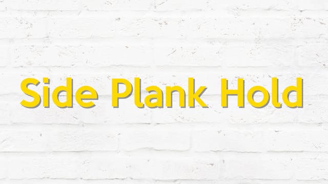 SIDE PLANK HOLD