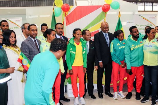 WORLD CHAMPION ETHIOPIAN ATHLETES REC...