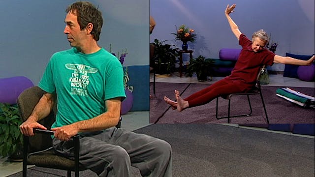 GENTLE CHAIR & STANDING ROUTINES (Ageless Yoga DVD, Vol 1)