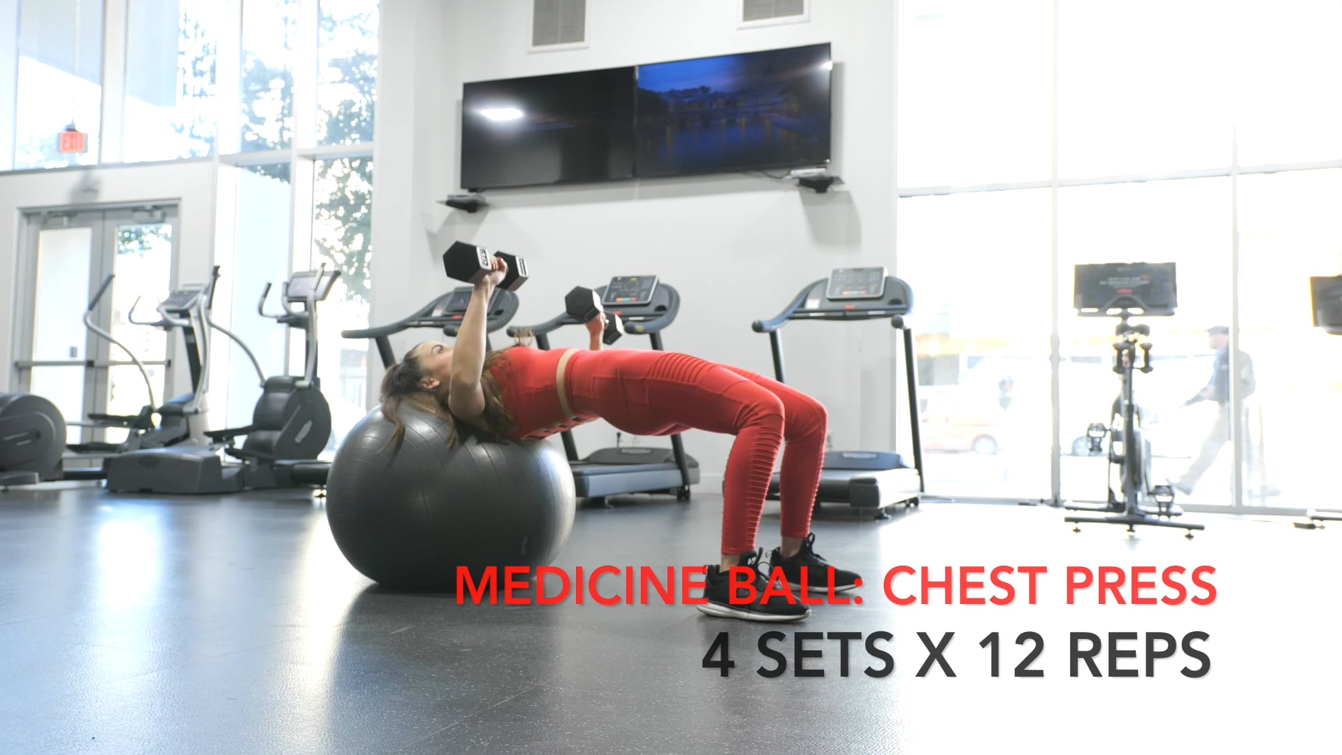 MEDICINE BALL: CHEST PRESS