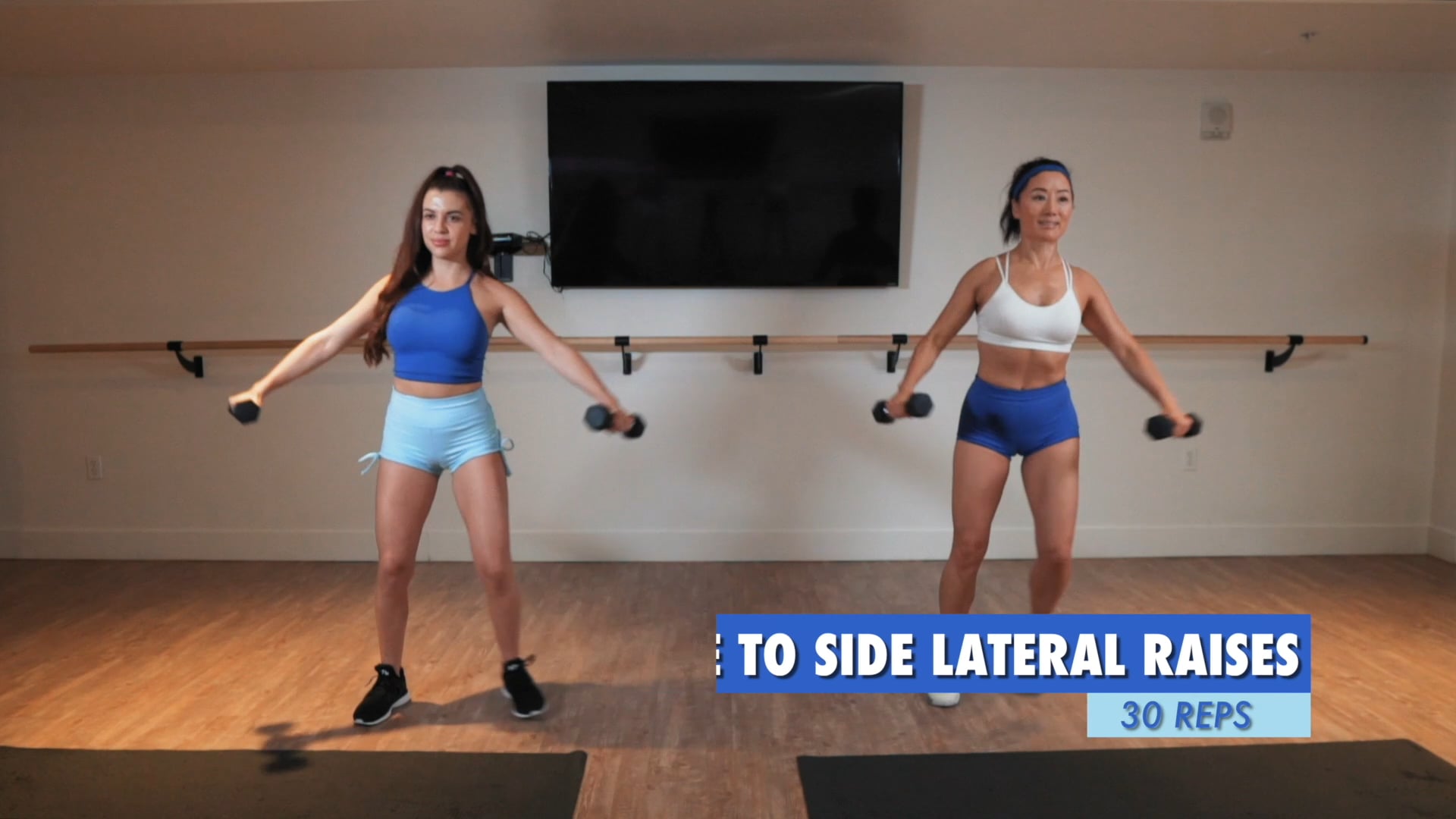 Latteral shoulder raises