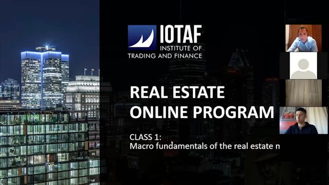 Real Estate Online Program - Class 1