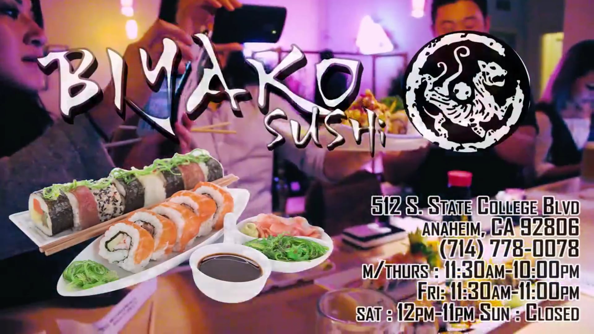 Biyako Sushi Promo