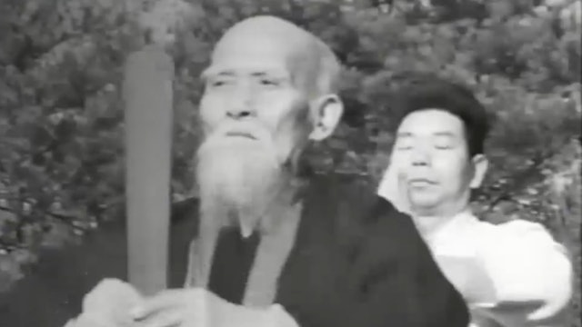 Morihei Ueshiba: Iwama with Saito in 1964