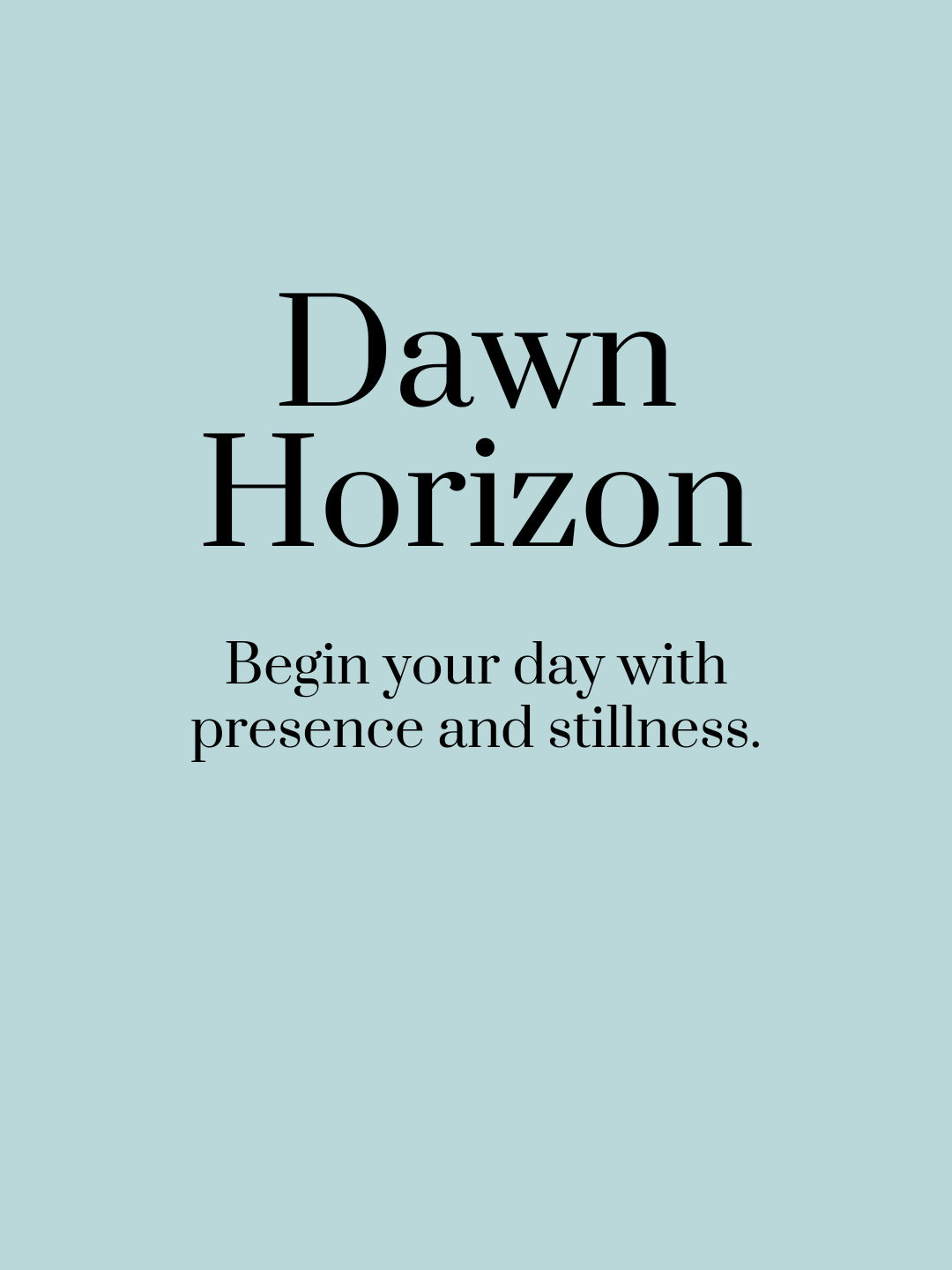 Morning Hatha