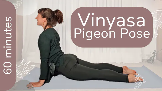 Pigeon Pose Vinyasa Flow Yoga