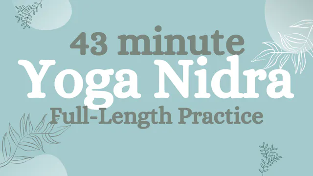 Full-Length Yoga Nidra: Meditation 1